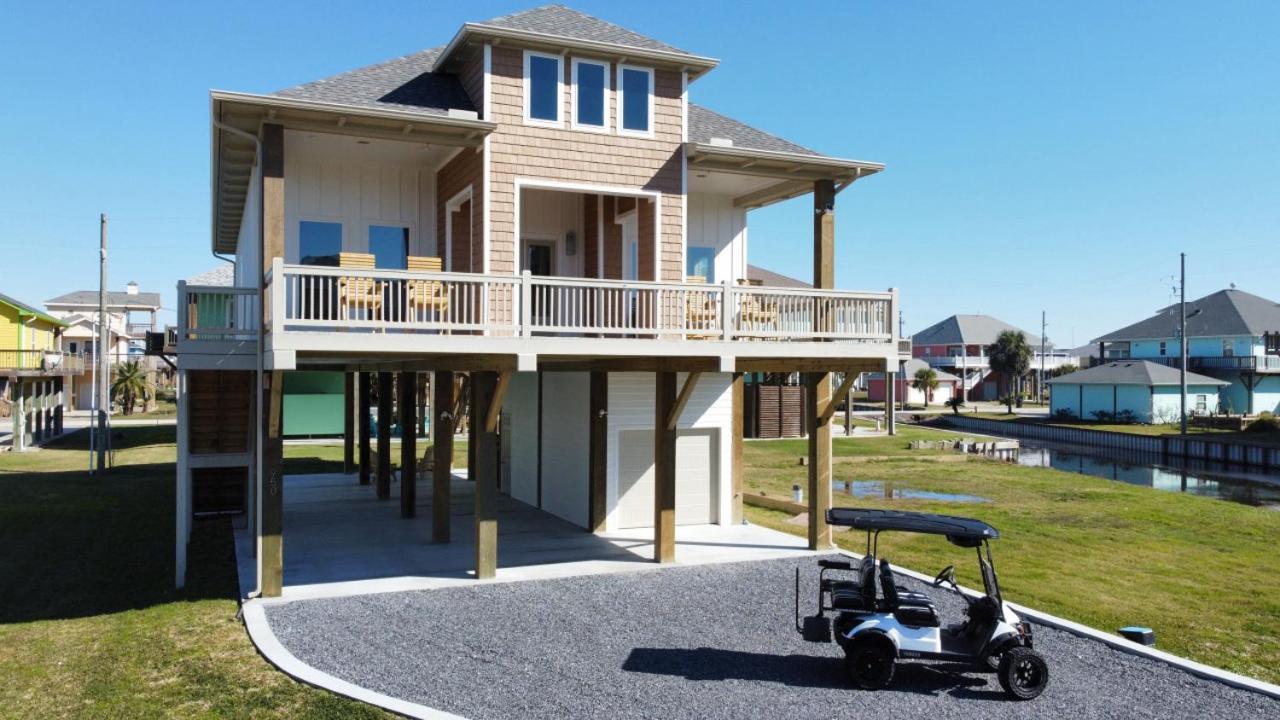 500 Ft To Beach Upscale Beach Home Golf Cart With Fire Pit For 14 Bolivar Peninsula Экстерьер фото