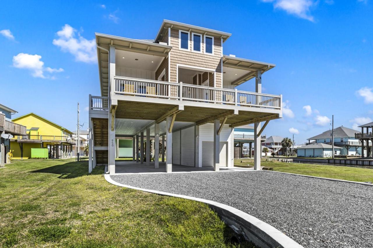 500 Ft To Beach Upscale Beach Home Golf Cart With Fire Pit For 14 Bolivar Peninsula Экстерьер фото